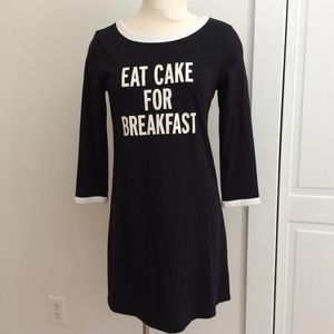 Kate Spade Black and White Pajama Dress